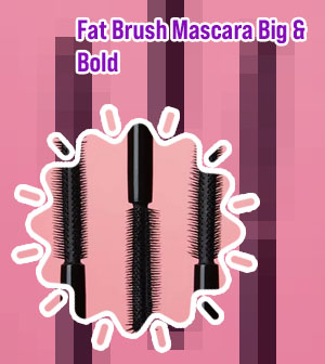 Bristle brush mascara