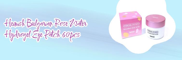 Bulgarian rose water eye patch