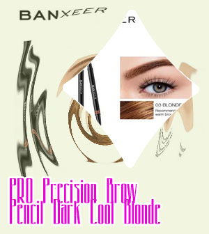 Dark red eyebrow pencil
