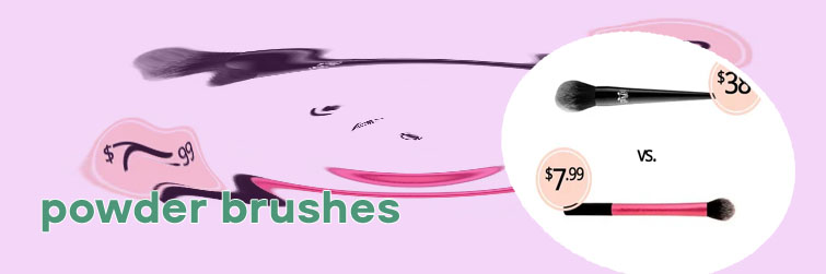 Setting powder brush